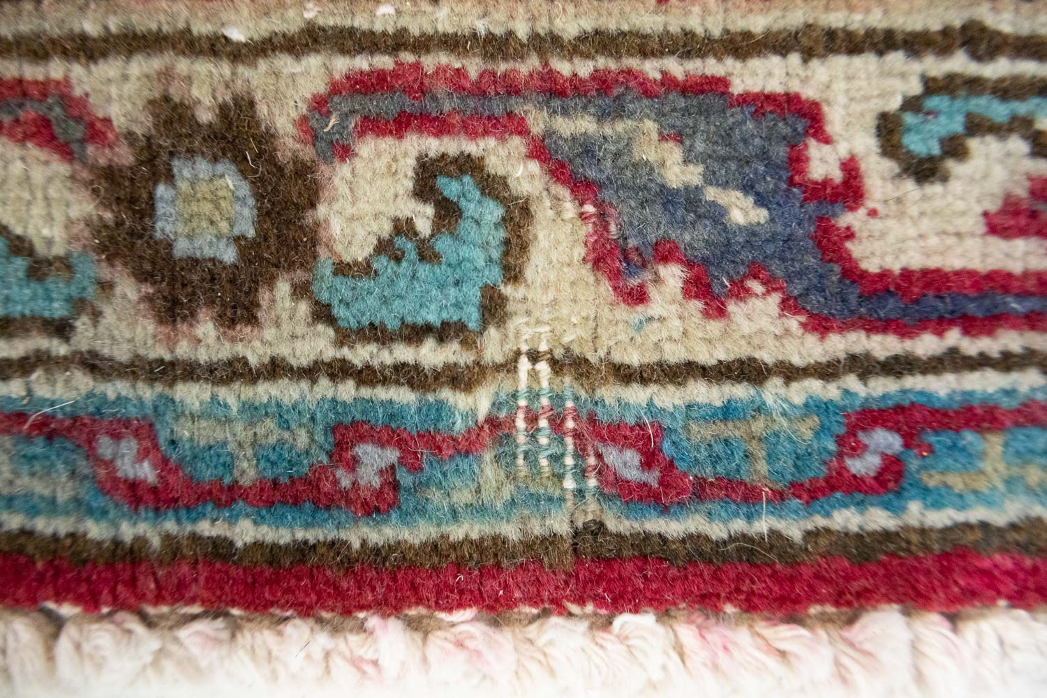 7'10x11'1 Hand Knotted Floral Traditional Wool Oriental Rug - Image 14