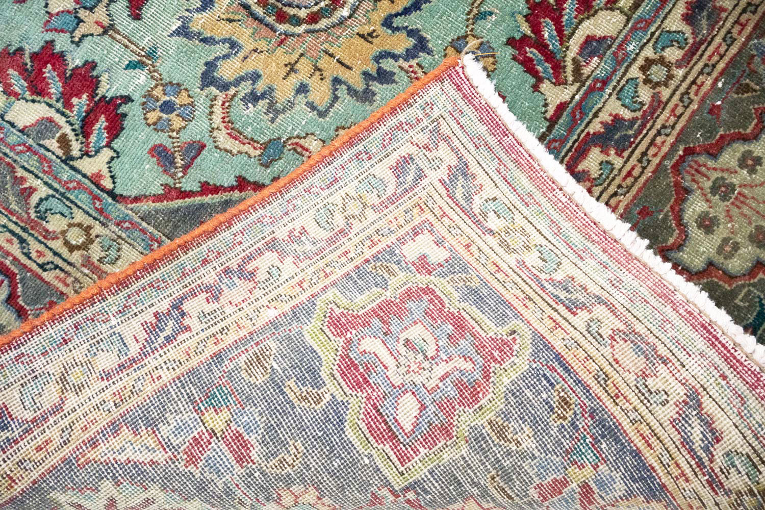 7'10x11'1 Hand Knotted Floral Traditional Wool Oriental Rug - Image 17