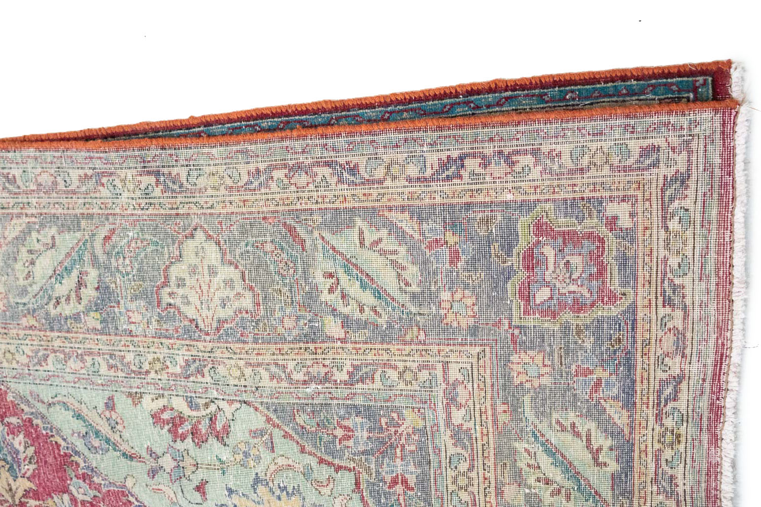 7'10x11'1 Hand Knotted Floral Traditional Wool Oriental Rug - Image 19