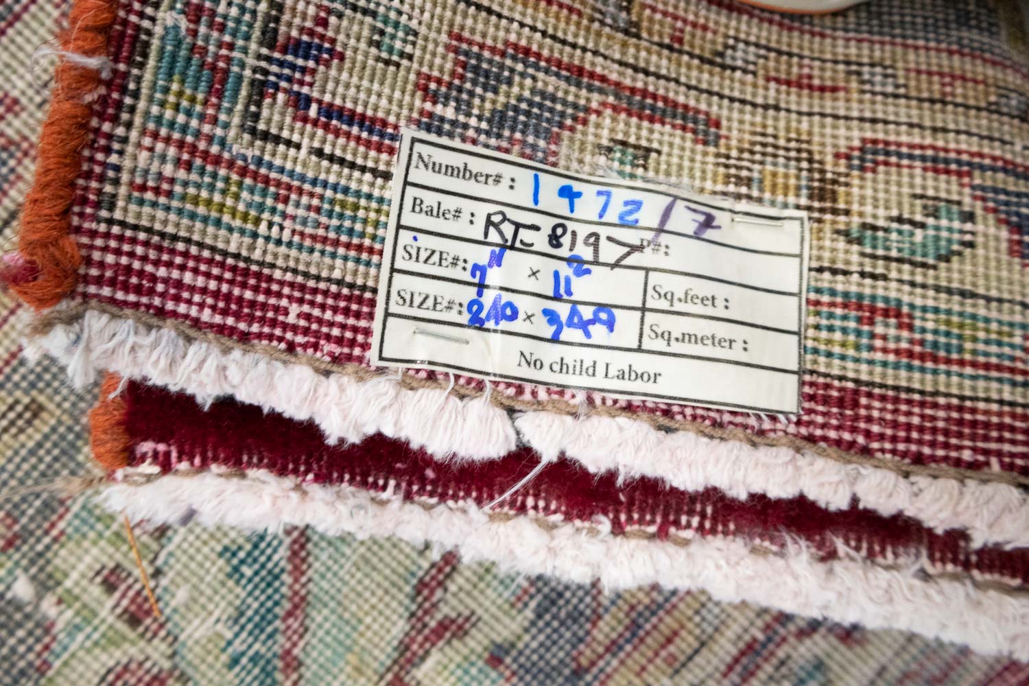 7'10x11'1 Hand Knotted Floral Traditional Wool Oriental Rug - Image 20