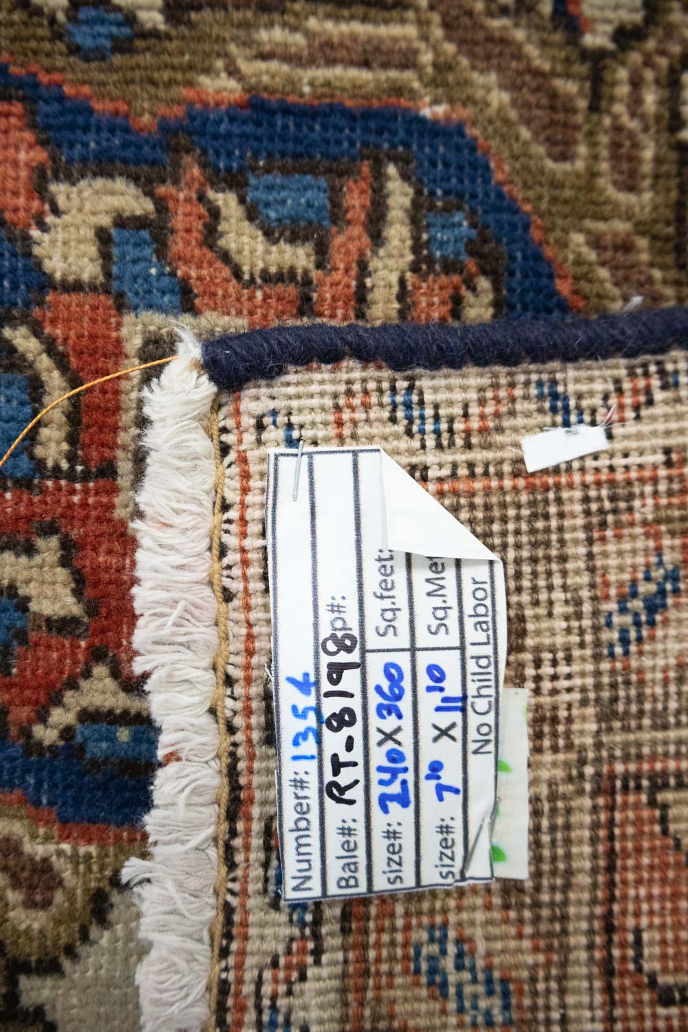7'10x11'10 Hand Knotted Floral Traditional Wool Oriental Rug - Image 18