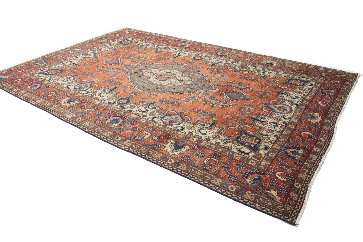 7'10x11'10 Hand Knotted Floral Traditional Wool Oriental Rug - Image 5