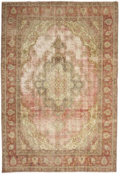 7'8x11'3 Hand Knotted Floral Traditional Wool Oriental Rug