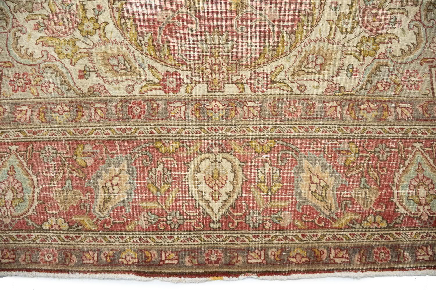 7'8x11'3 Hand Knotted Floral Traditional Wool Oriental Rug - Image 12