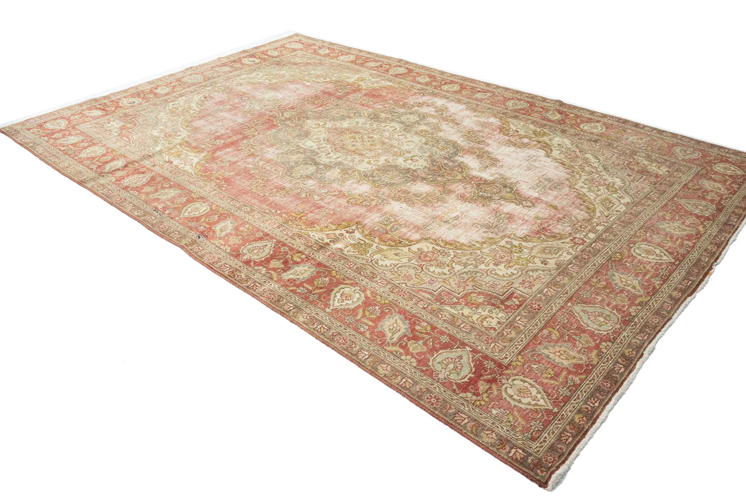 7'8x11'3 Hand Knotted Floral Traditional Wool Oriental Rug - Image 5