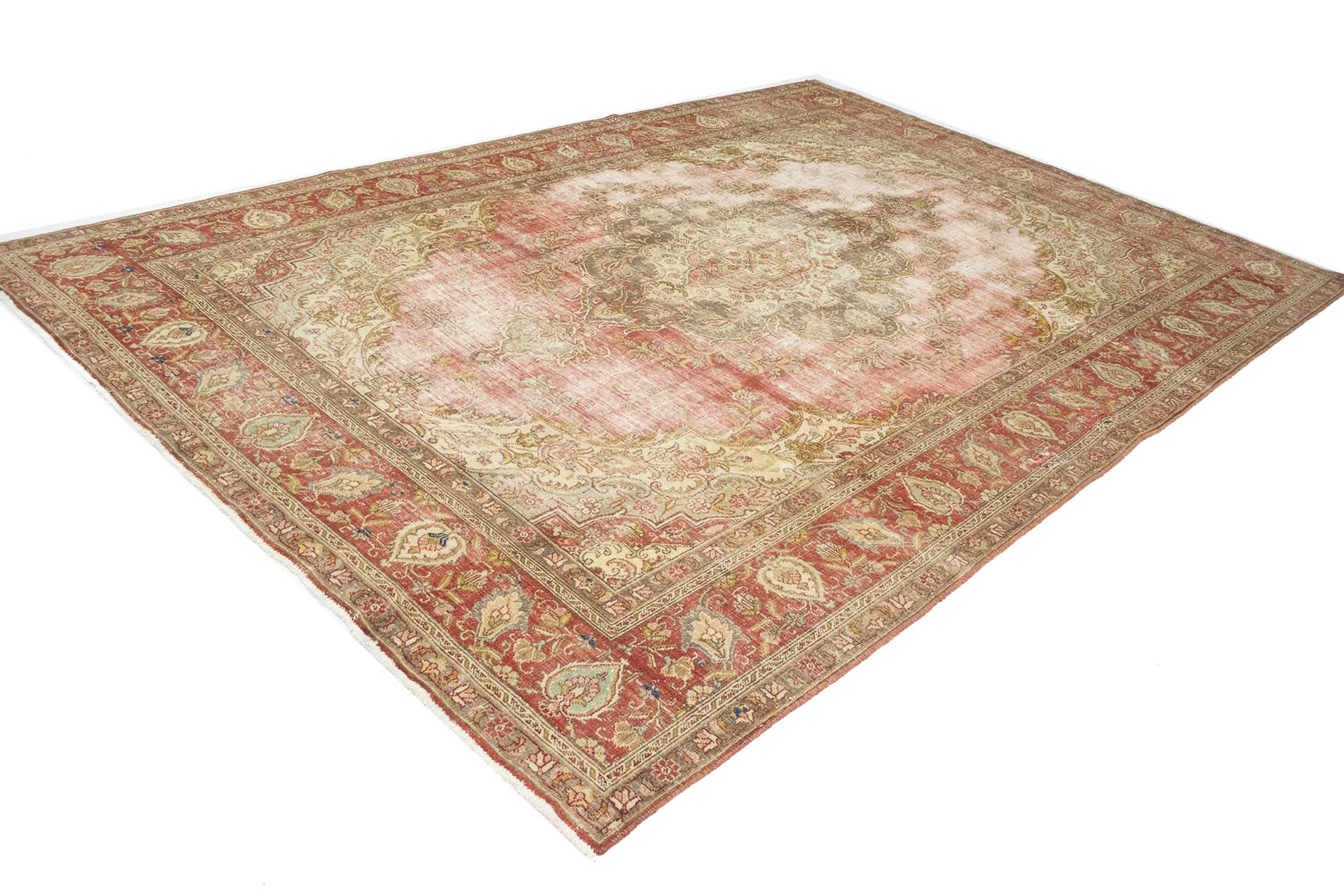 7'8x11'3 Hand Knotted Floral Traditional Wool Oriental Rug - Image 6