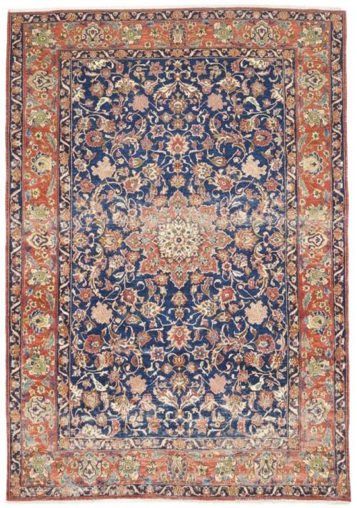9'6x12'2 Hand Knotted Floral Traditional Wool Oriental Rug