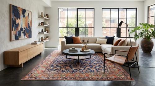 9'6x12'2 Hand Knotted Floral Traditional Wool Oriental Rug