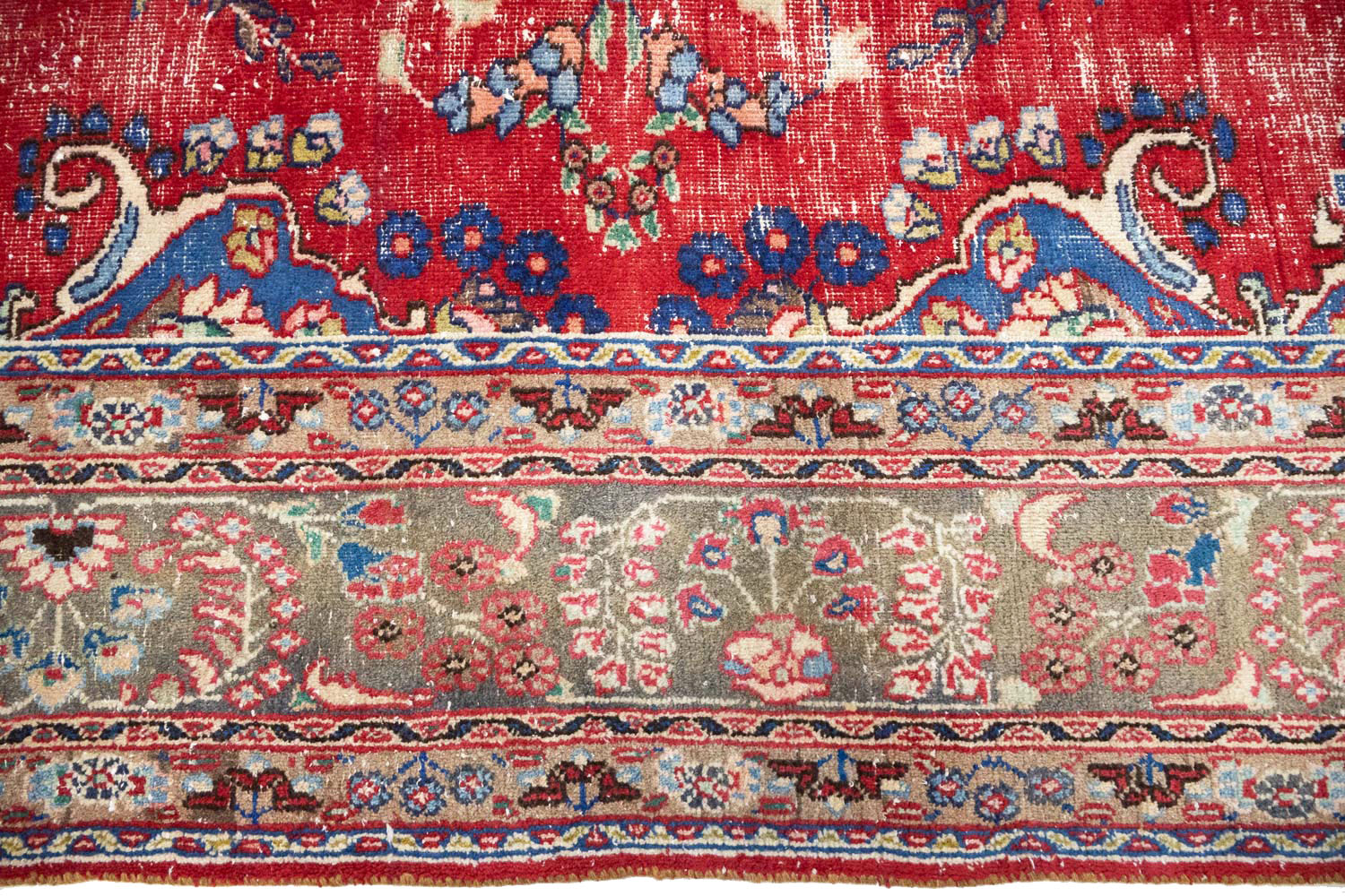 9'7x12'4 Hand Knotted Floral Traditional Wool Oriental Rug - Image 12