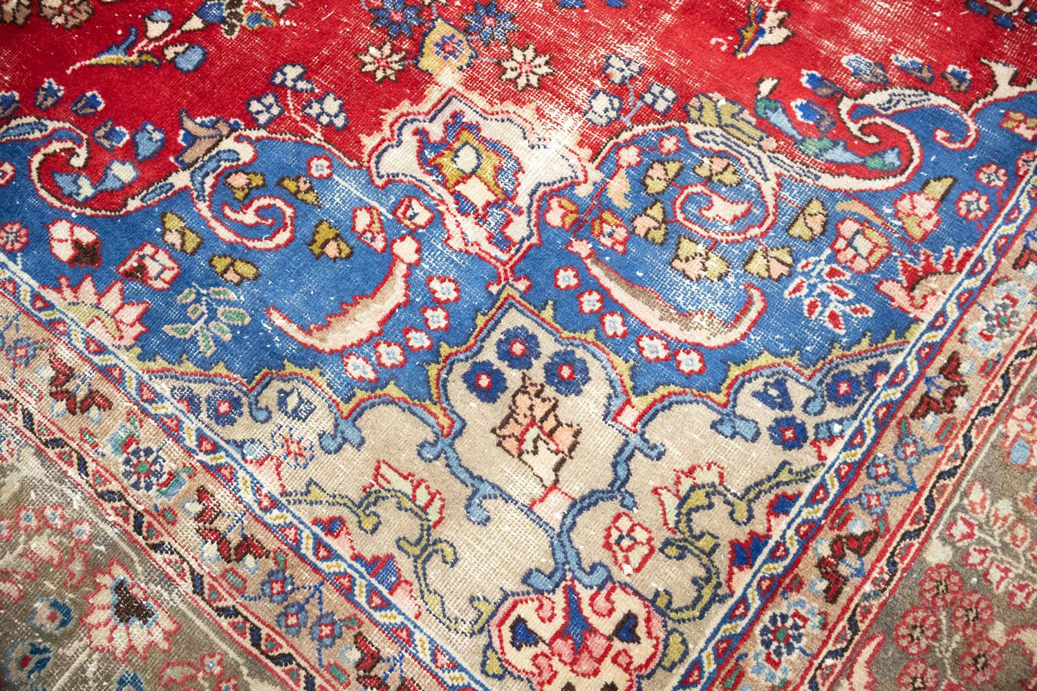 9'7x12'4 Hand Knotted Floral Traditional Wool Oriental Rug - Image 13