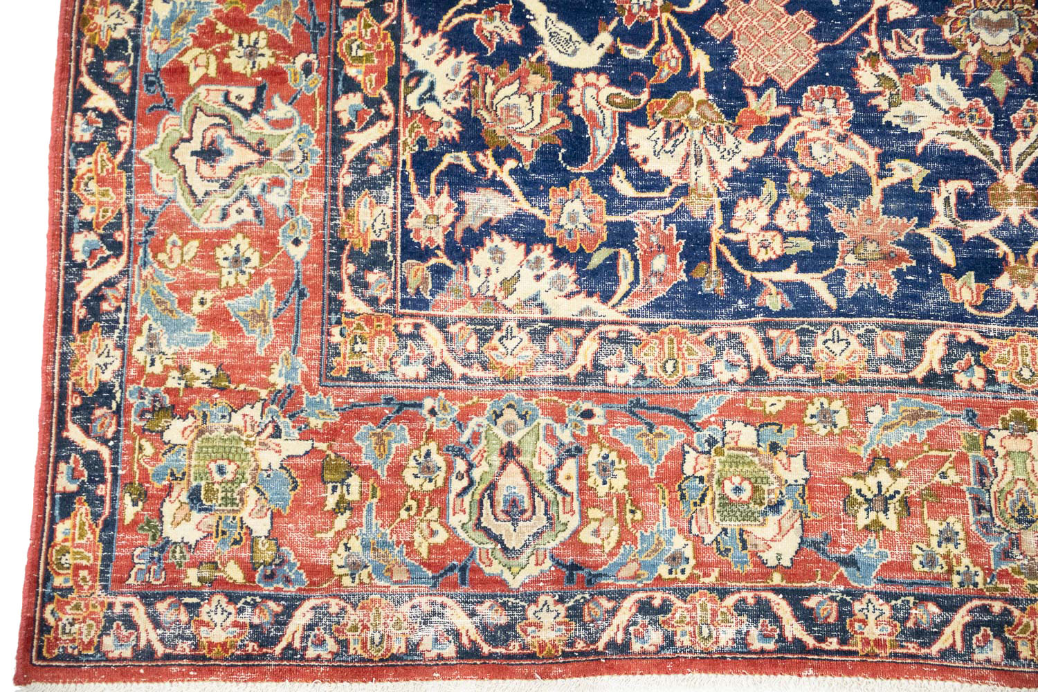 9'6x12'2 Hand Knotted Floral Traditional Wool Oriental Rug - Image 8