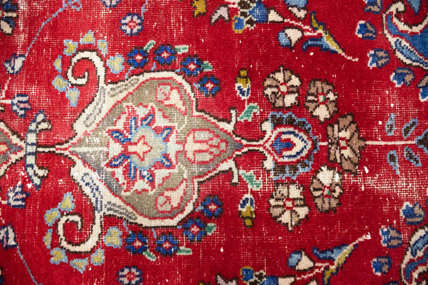 9'7x12'4 Hand Knotted Floral Traditional Wool Oriental Rug - Image 10