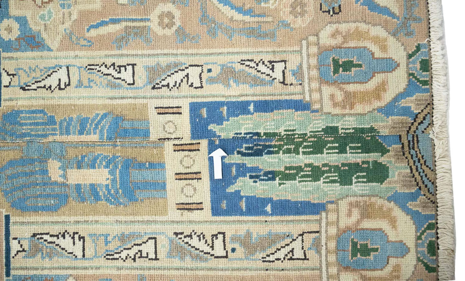 8'5x11'3 Hand Knotted Floral Traditional Wool Oriental Rug - Image 13