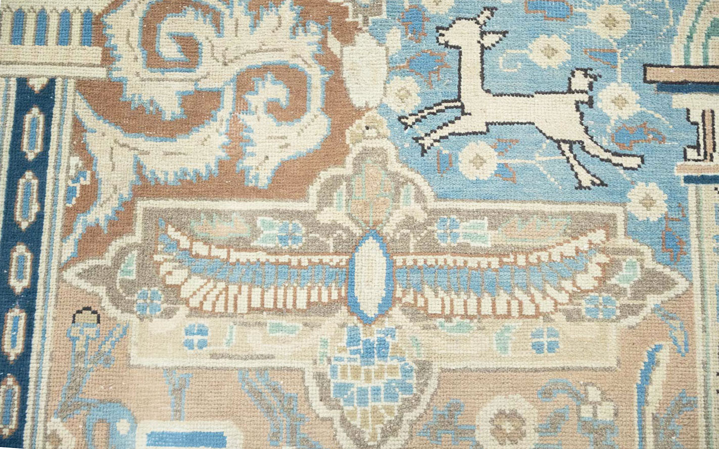 8'5x11'3 Hand Knotted Floral Traditional Wool Oriental Rug - Image 14