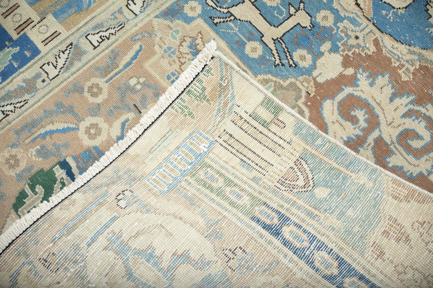 8'5x11'3 Hand Knotted Floral Traditional Wool Oriental Rug - Image 16