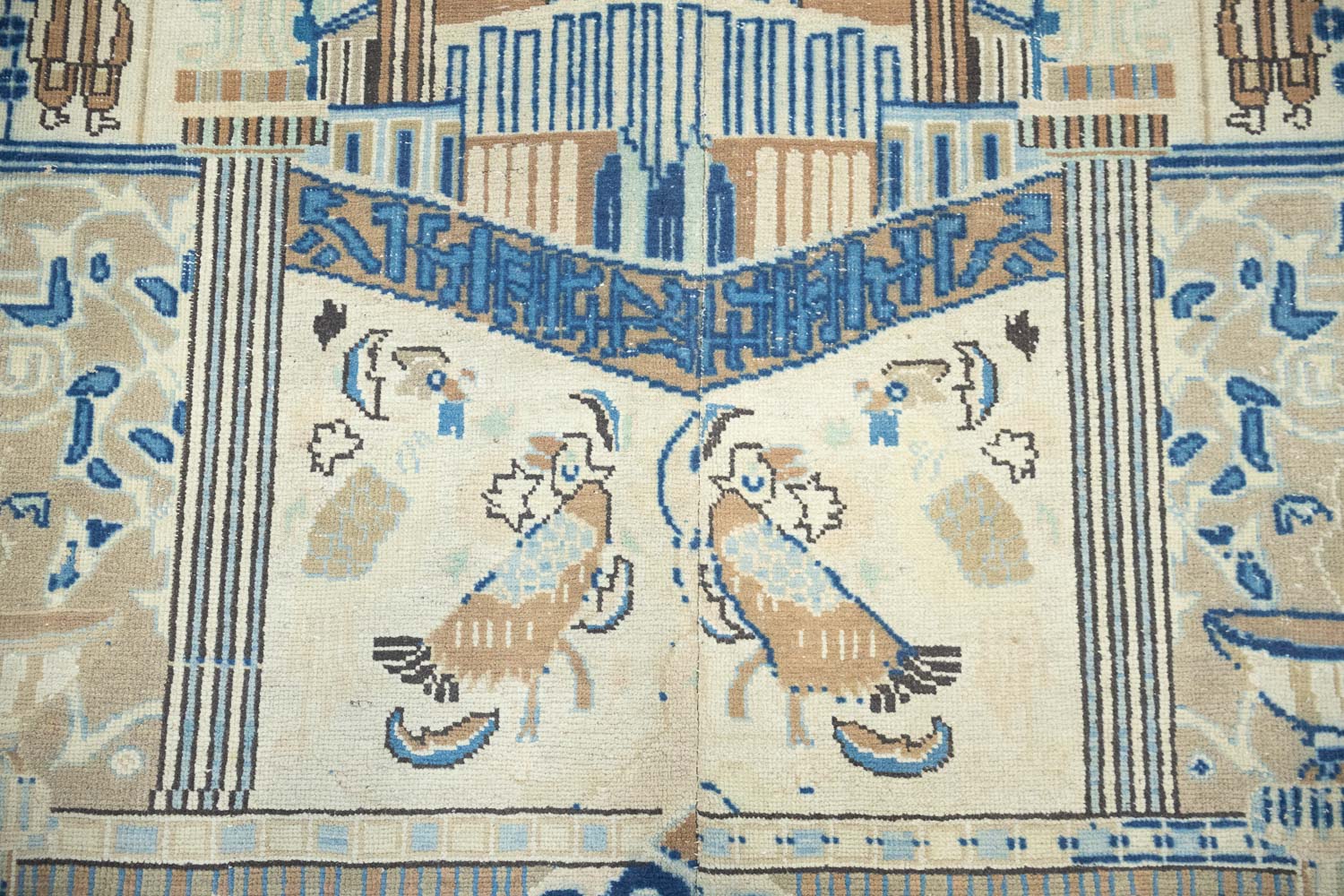 8'5x11'3 Hand Knotted Floral Traditional Wool Oriental Rug - Image 10