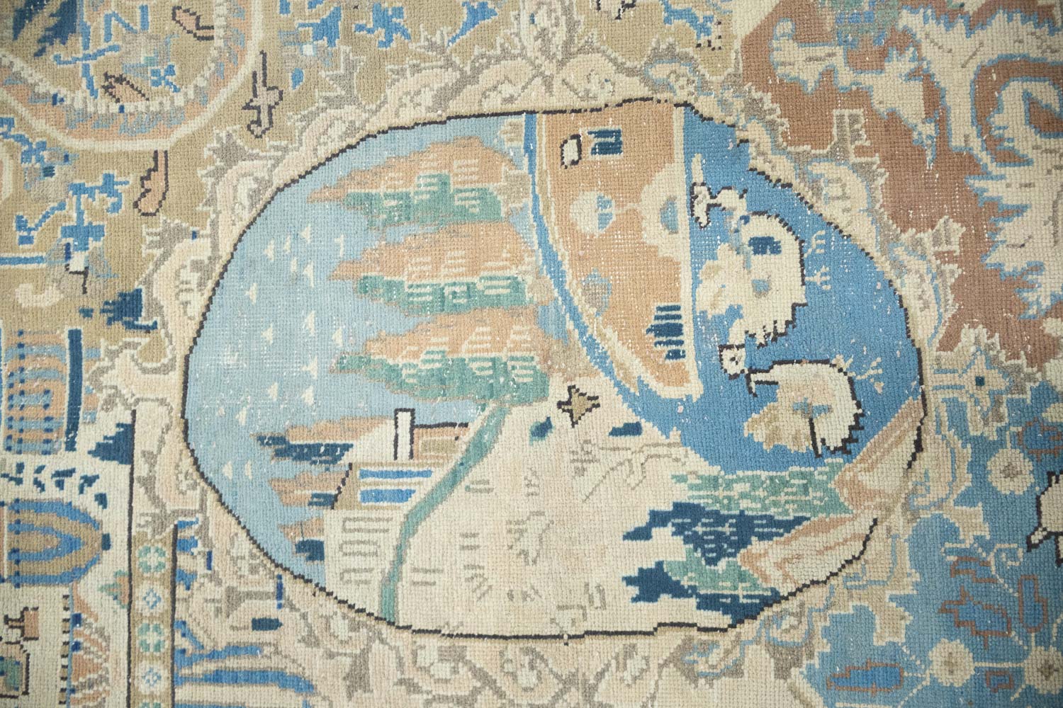 8'5x11'3 Hand Knotted Floral Traditional Wool Oriental Rug - Image 11