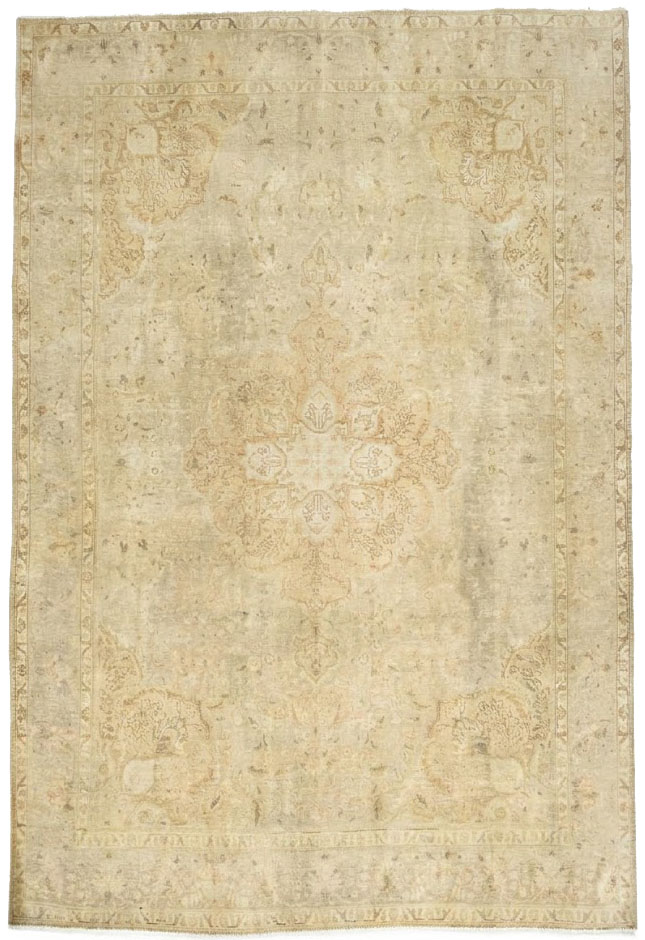 8'5x10'9 Hand Knotted Floral Traditional Wool Oriental Rug - Image 1