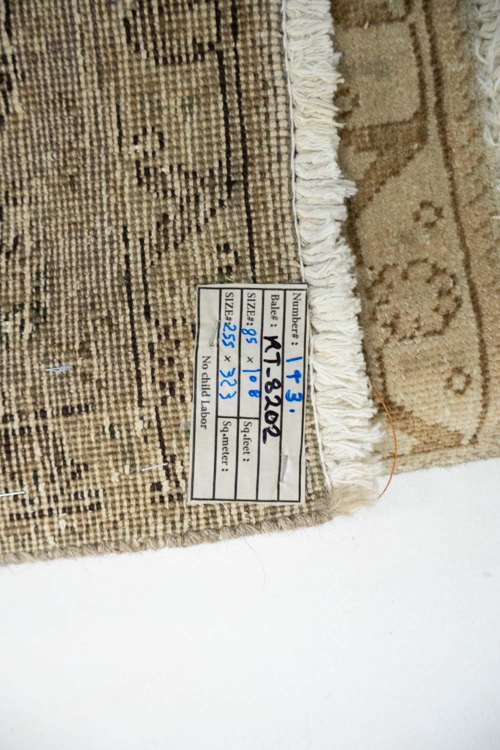 8'5x10'9 Hand Knotted Floral Traditional Wool Oriental Rug - Image 21
