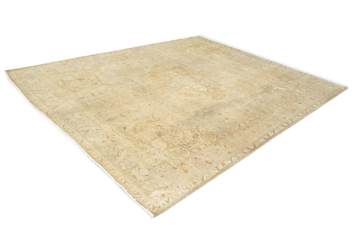 8'5x10'9 Hand Knotted Floral Traditional Wool Oriental Rug - Image 4