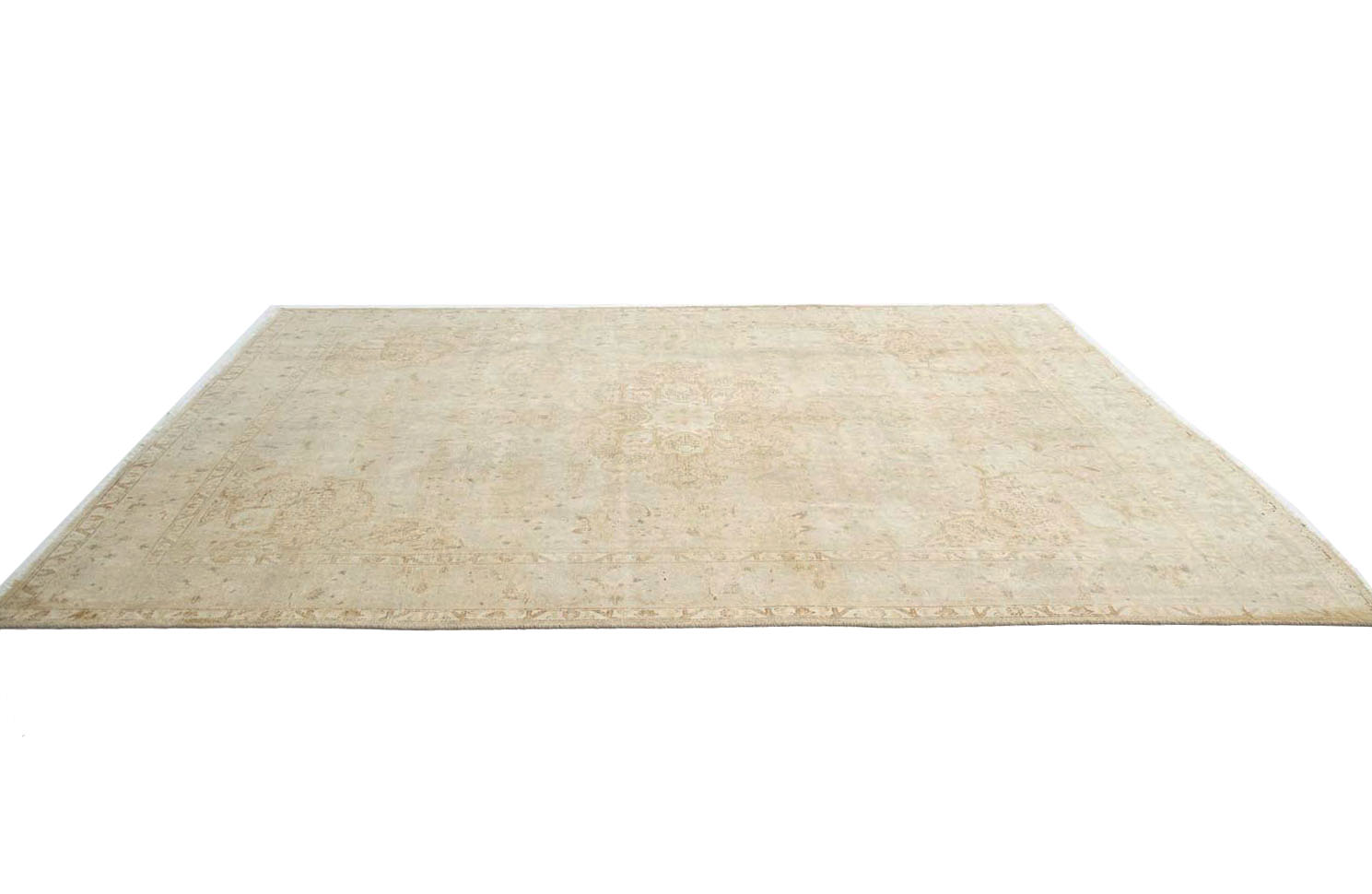 8'5x10'9 Hand Knotted Floral Traditional Wool Oriental Rug - Image 7