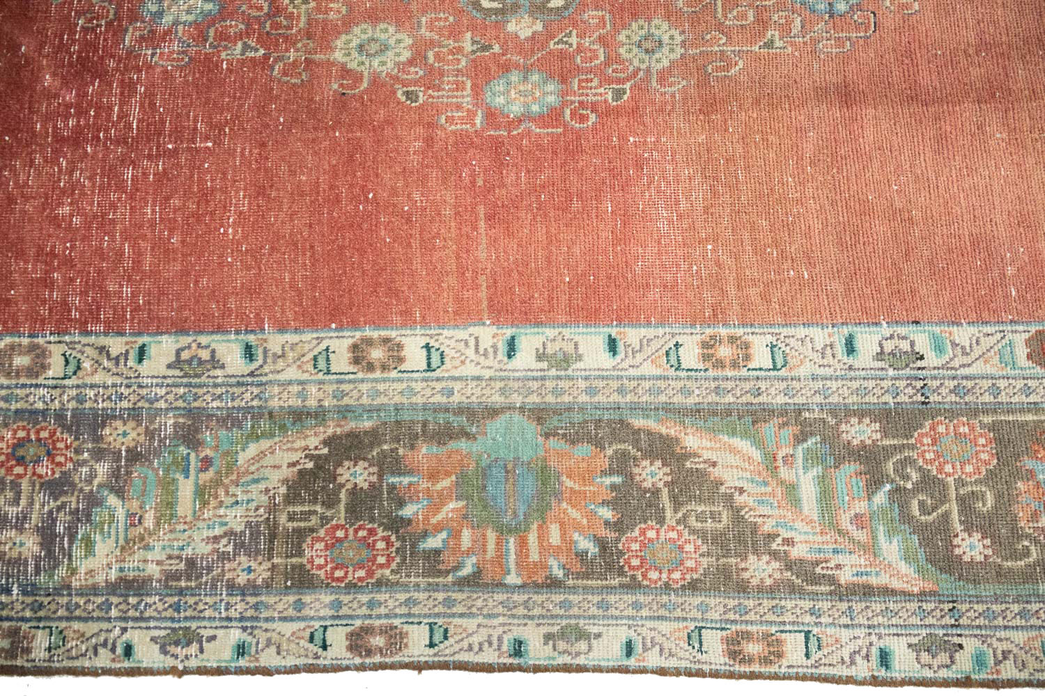 7'6x11'8 Hand Knotted Floral Traditional Wool Oriental Rug - Image 10