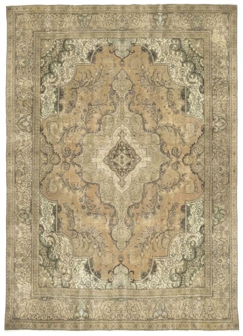 9'11x13'0 Hand Knotted Floral Traditional Wool Oriental Rug