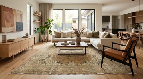9'11x13'0 Hand Knotted Floral Traditional Wool Oriental Rug