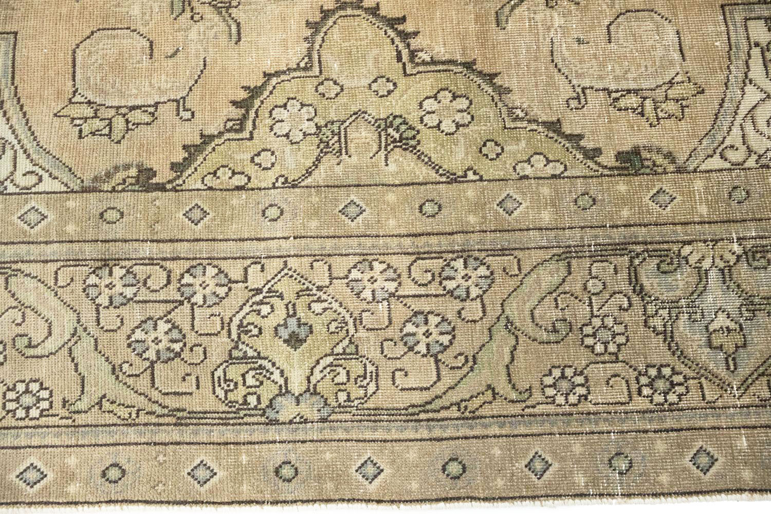 9'11x13'0 Hand Knotted Floral Traditional Wool Oriental Rug - Image 13