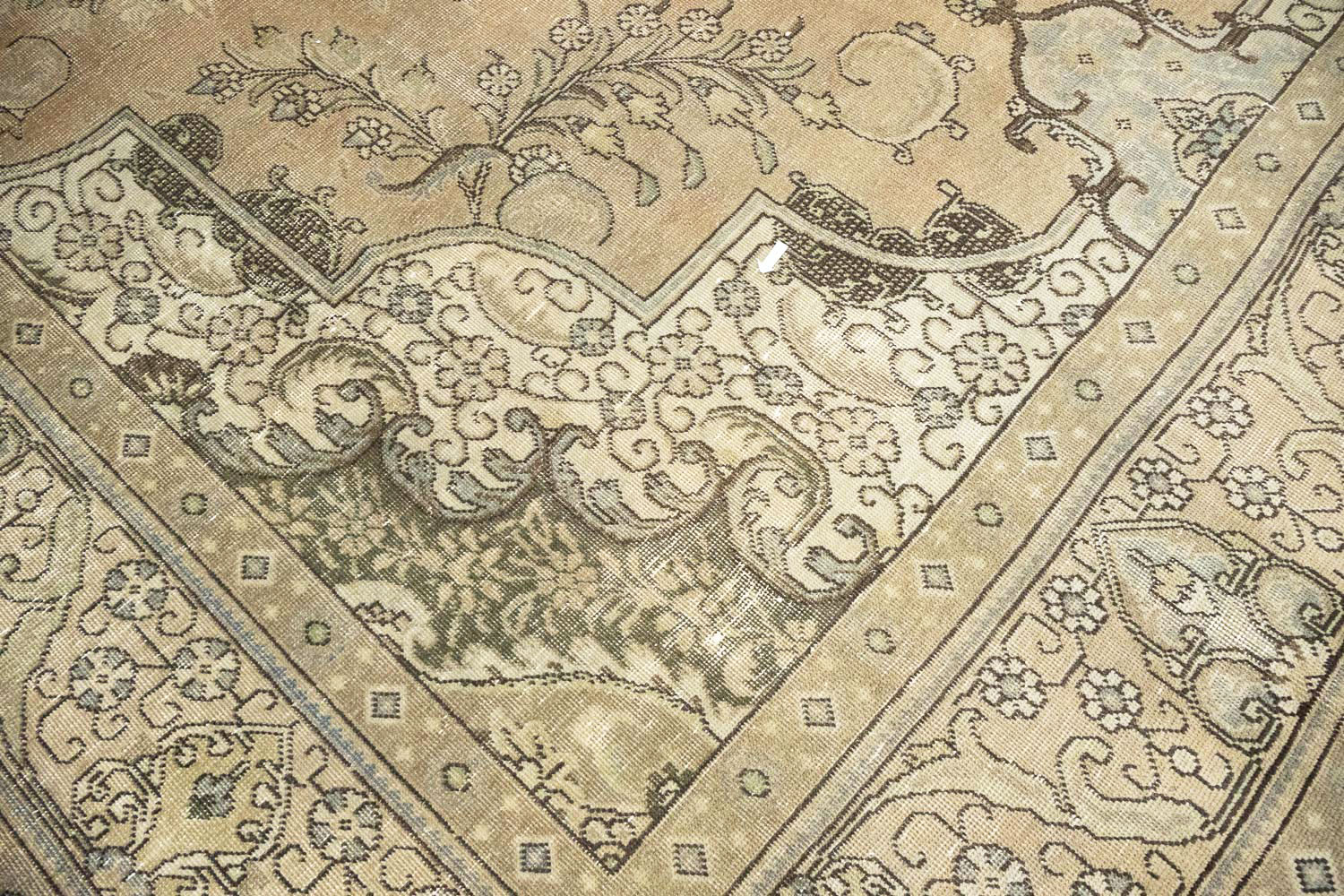 9'11x13'0 Hand Knotted Floral Traditional Wool Oriental Rug - Image 8