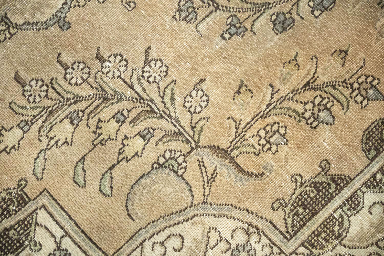 9'11x13'0 Hand Knotted Floral Traditional Wool Oriental Rug - Image 10