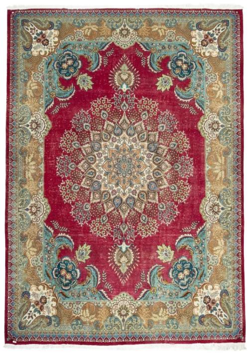 9'9x12'10 Hand Knotted Floral Traditional Wool Oriental Rug