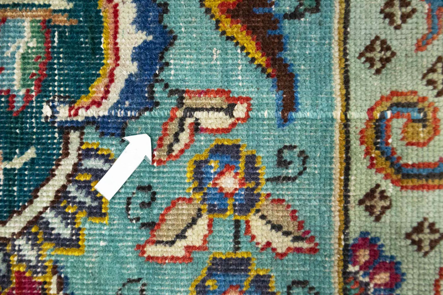 9'9x12'10 Hand Knotted Floral Traditional Wool Oriental Rug - Image 13
