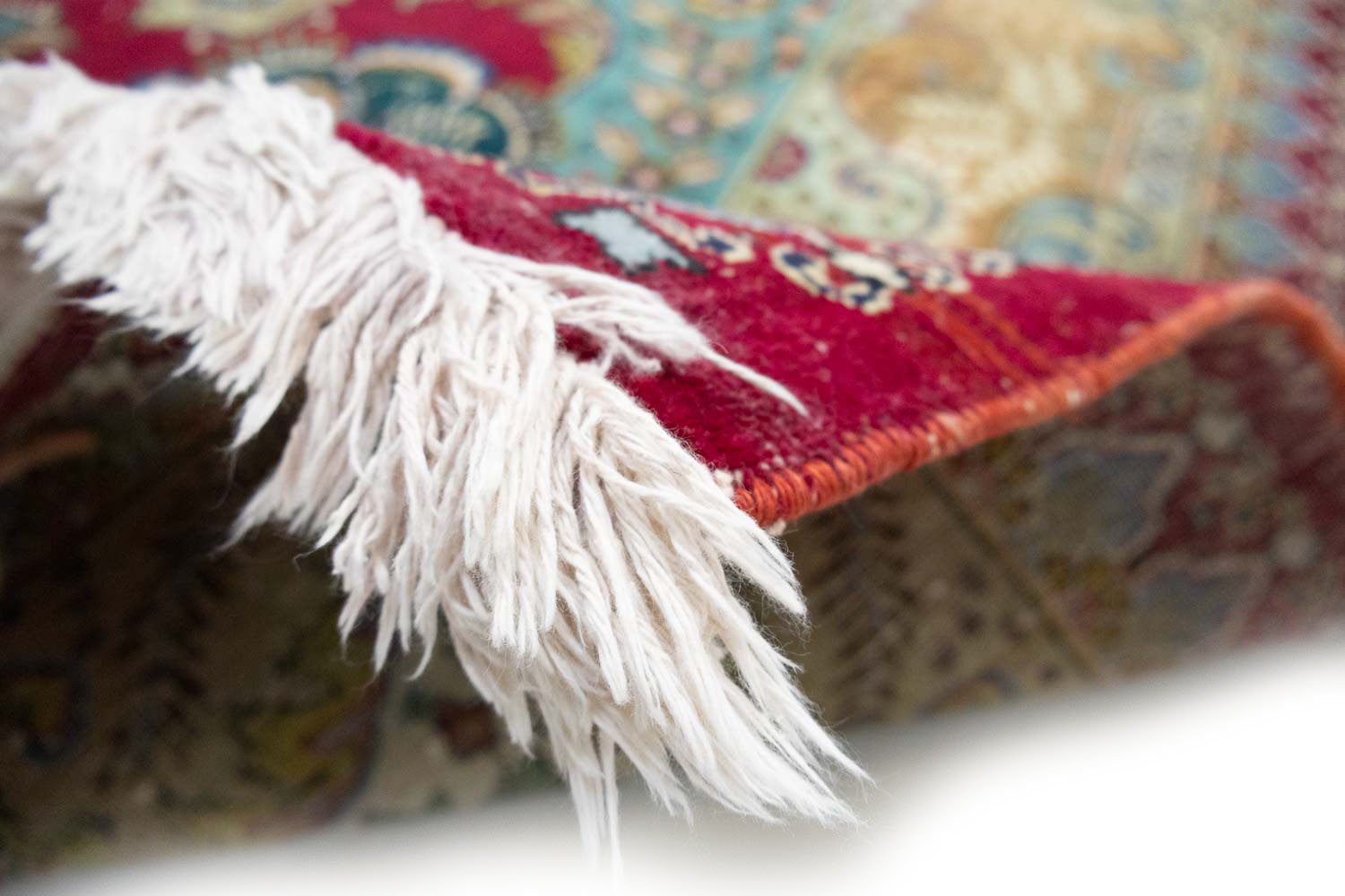 9'9x12'10 Hand Knotted Floral Traditional Wool Oriental Rug - Image 17