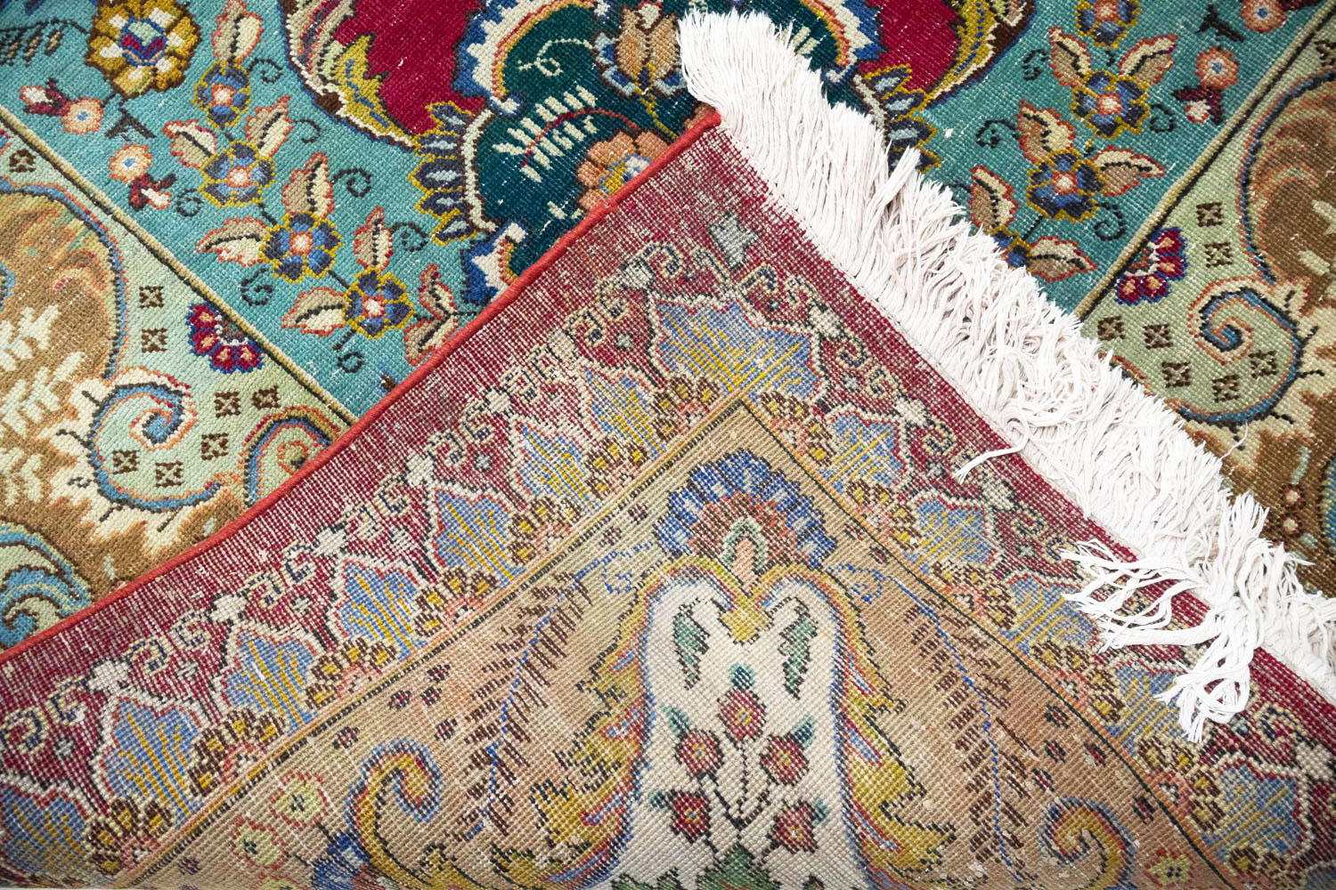 9'9x12'10 Hand Knotted Floral Traditional Wool Oriental Rug - Image 18
