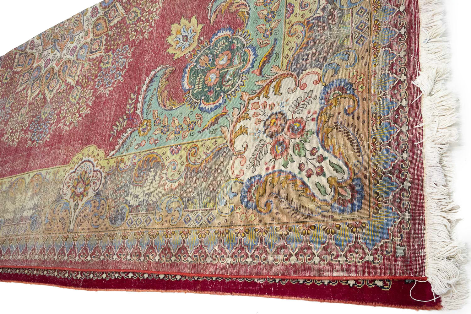 9'9x12'10 Hand Knotted Floral Traditional Wool Oriental Rug - Image 20
