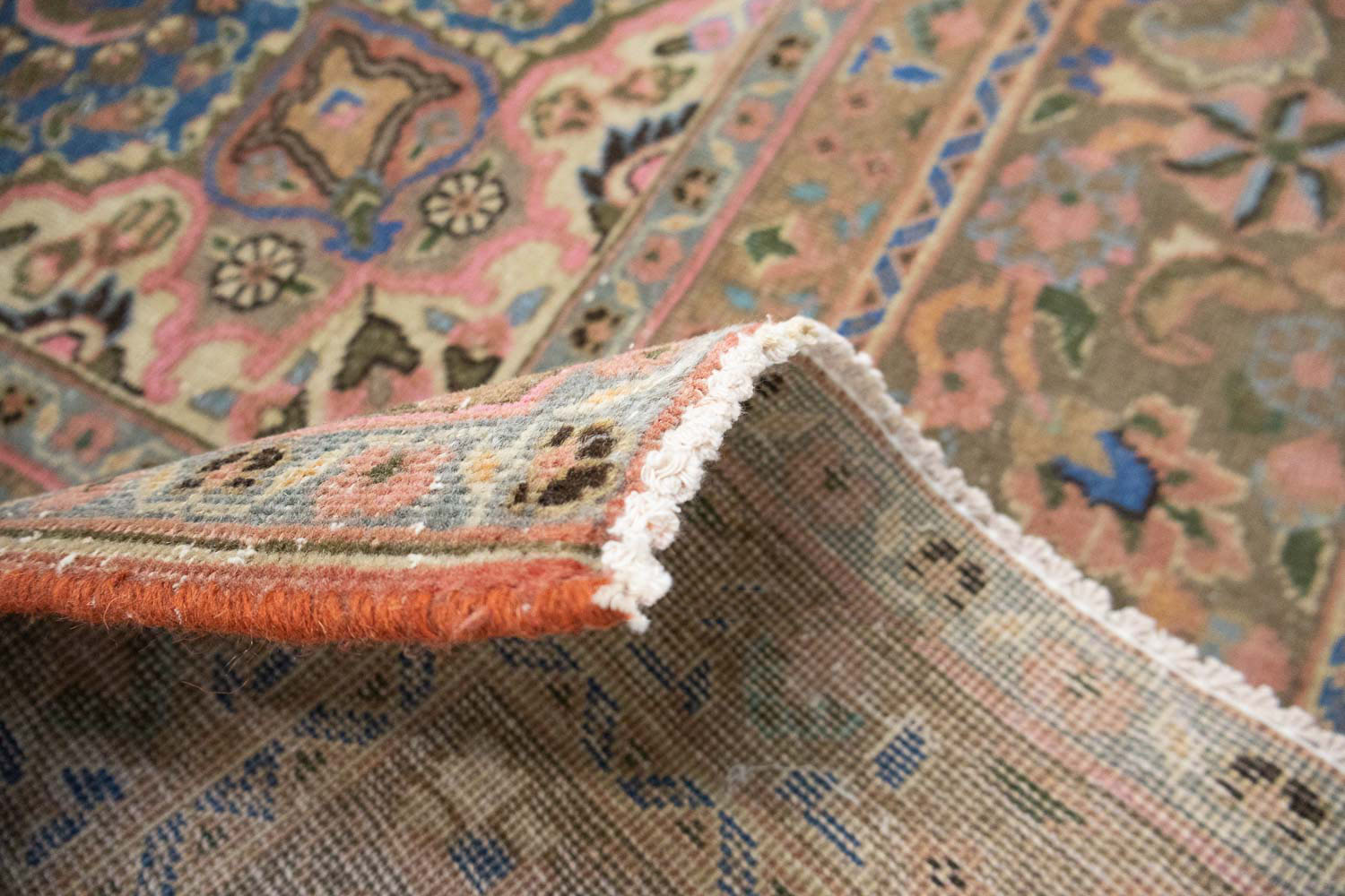 9'6x12'4 Hand Knotted Floral Traditional Wool Oriental Rug - Image 15