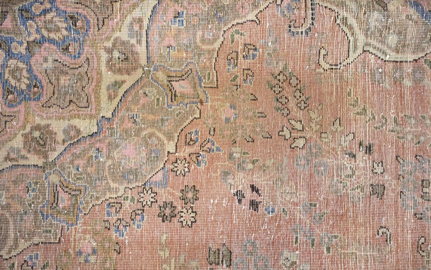 9'6x12'4 Hand Knotted Floral Traditional Wool Oriental Rug - Image 9