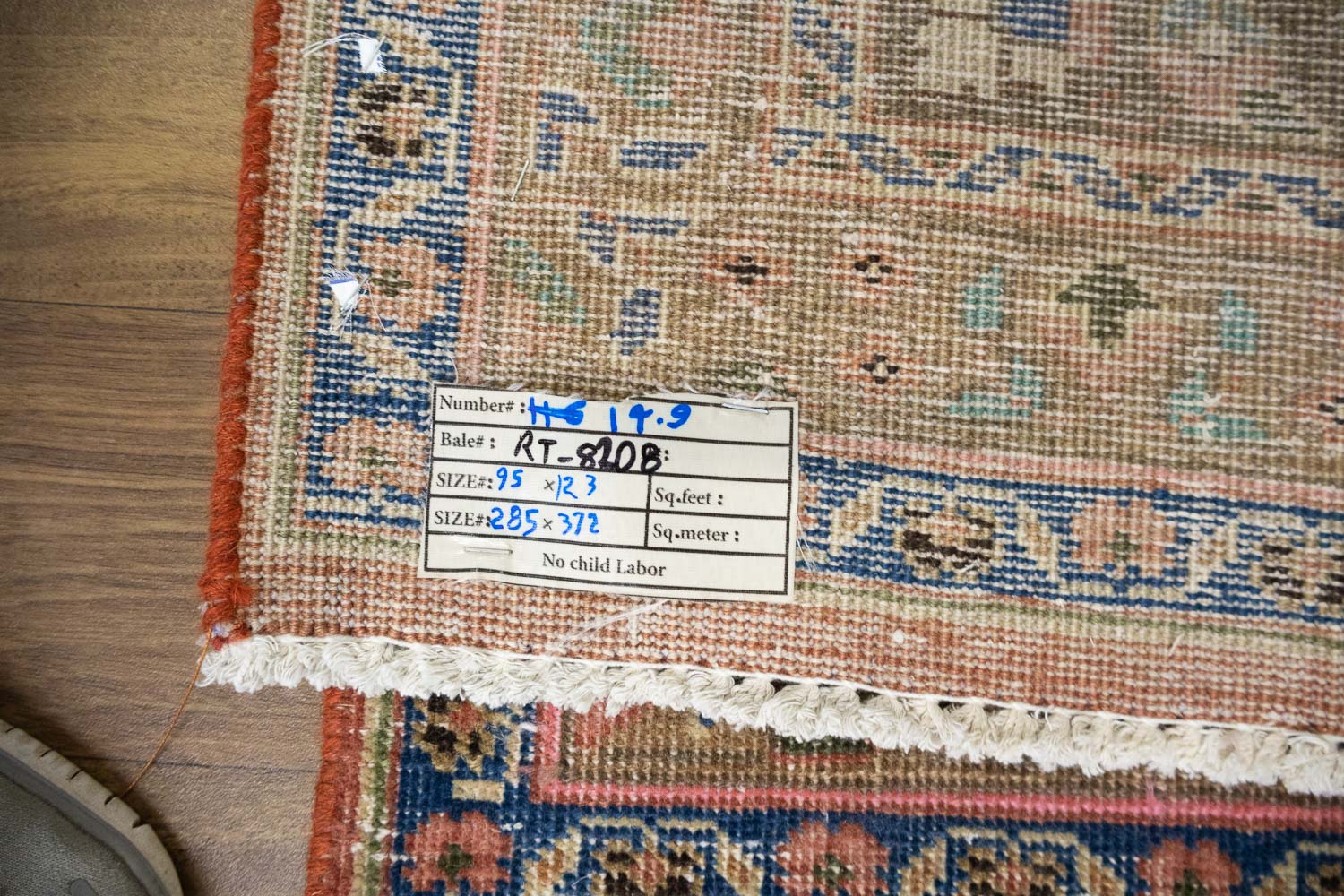 9'6x12'4 Hand Knotted Floral Traditional Wool Oriental Rug - Image 18