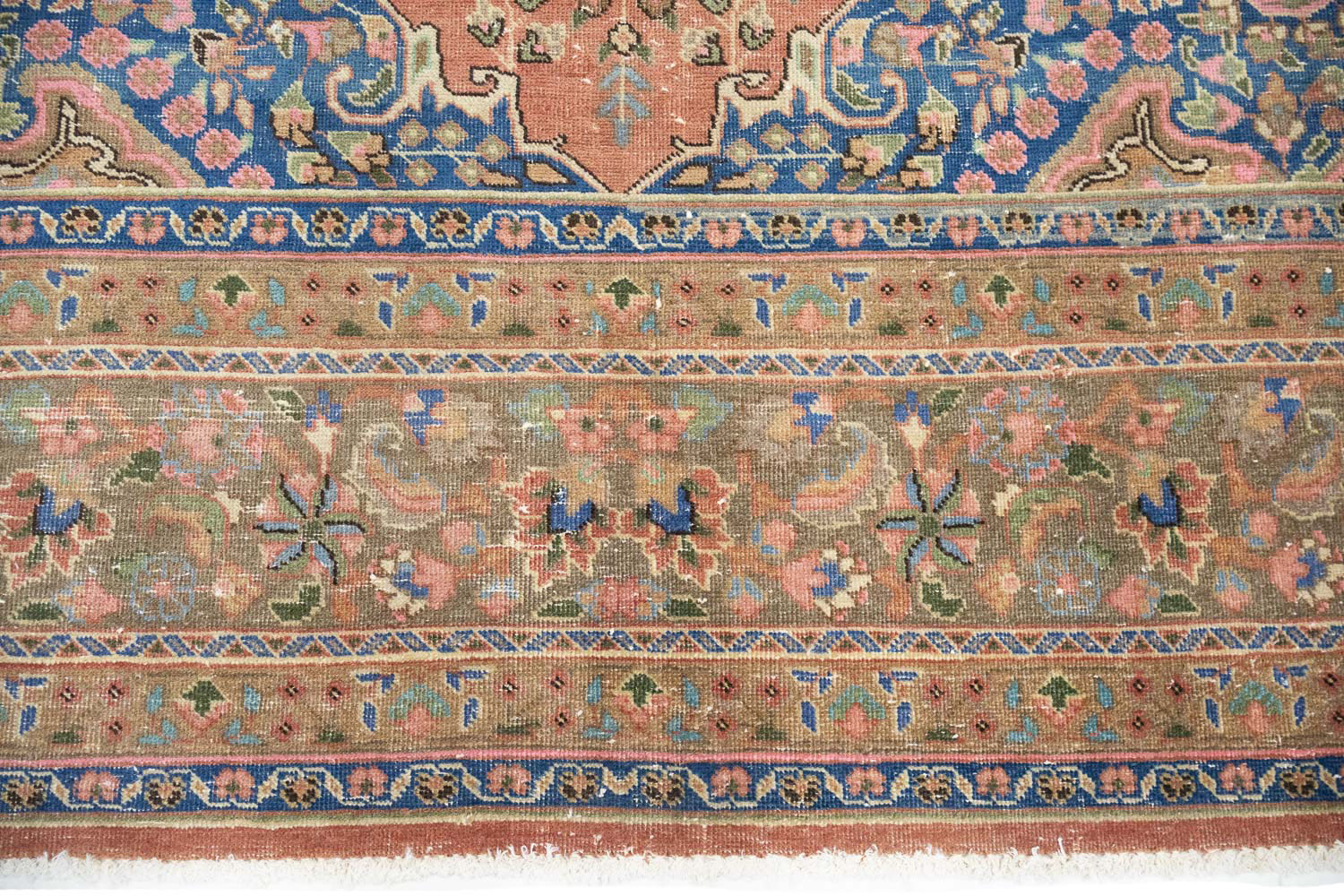 9'6x12'4 Hand Knotted Floral Traditional Wool Oriental Rug - Image 10