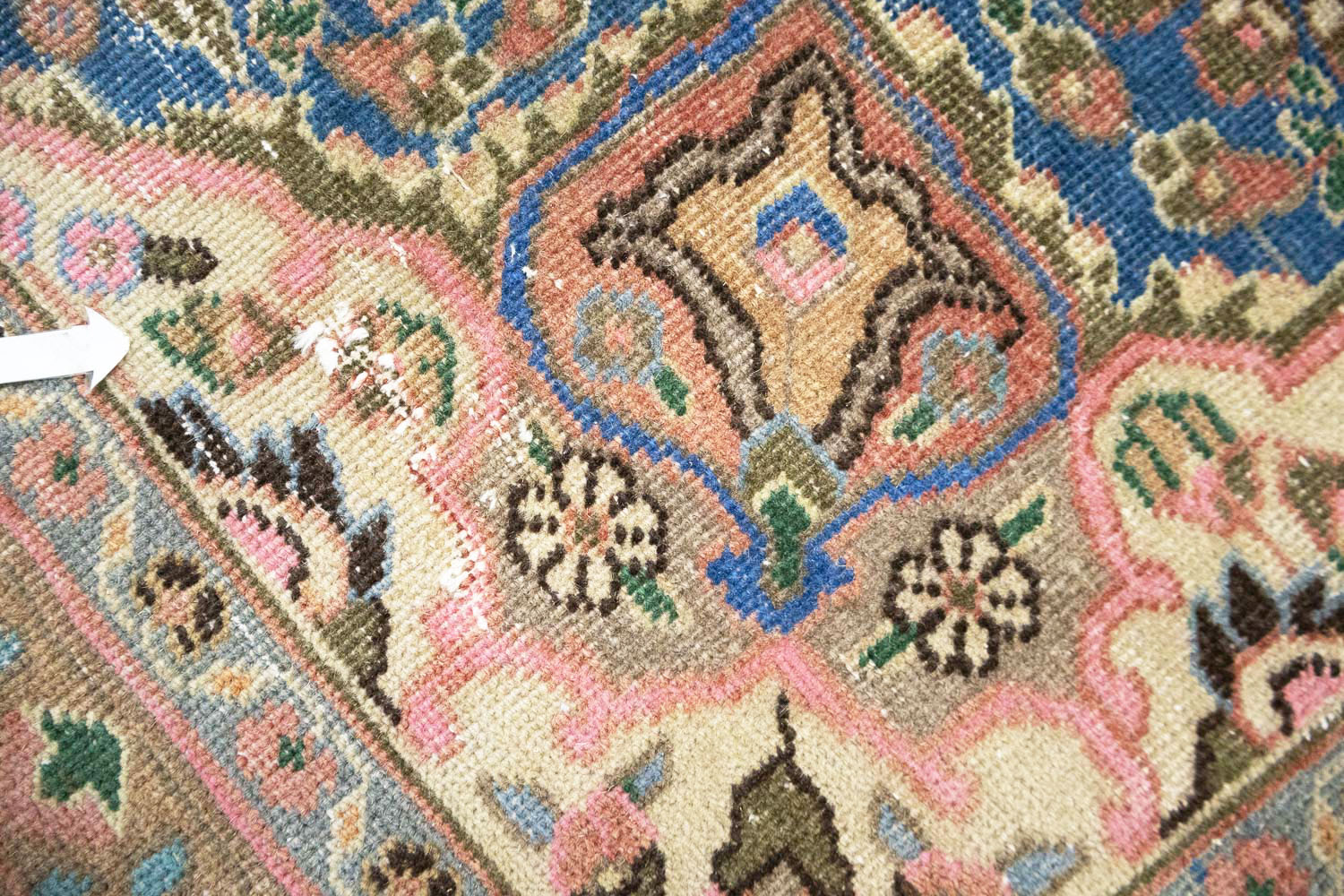9'6x12'4 Hand Knotted Floral Traditional Wool Oriental Rug - Image 11