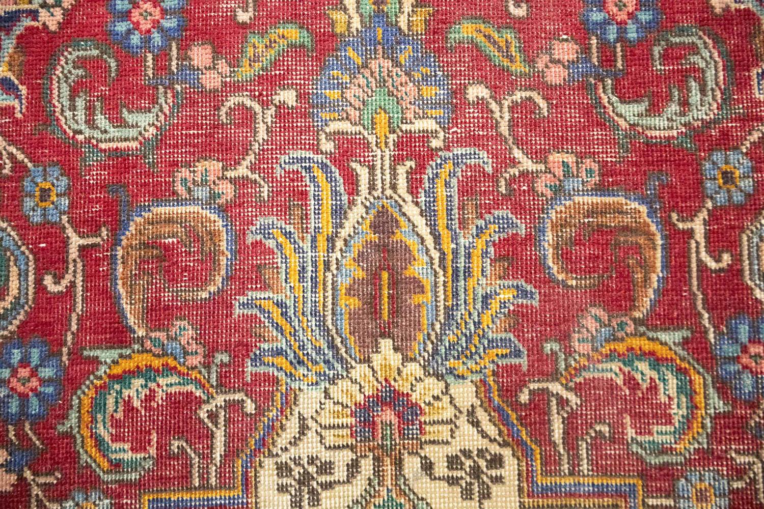 9'7x12'7 Hand Knotted Floral Traditional Wool Oriental Rug - Image 14