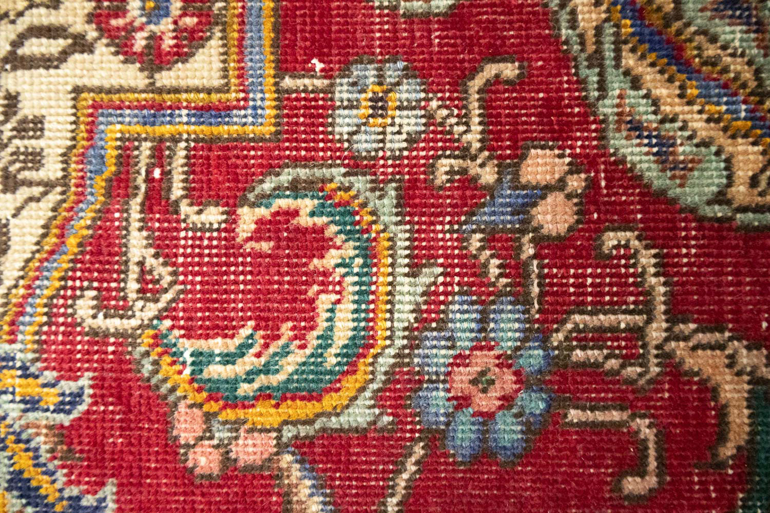9'7x12'7 Hand Knotted Floral Traditional Wool Oriental Rug - Image 16