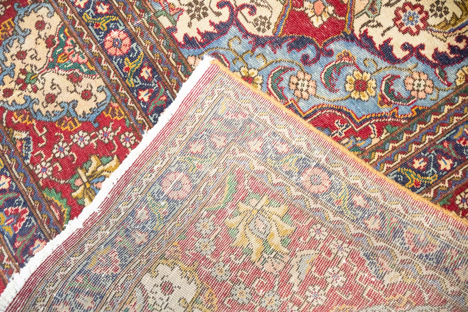 9'7x12'7 Hand Knotted Floral Traditional Wool Oriental Rug - Image 19