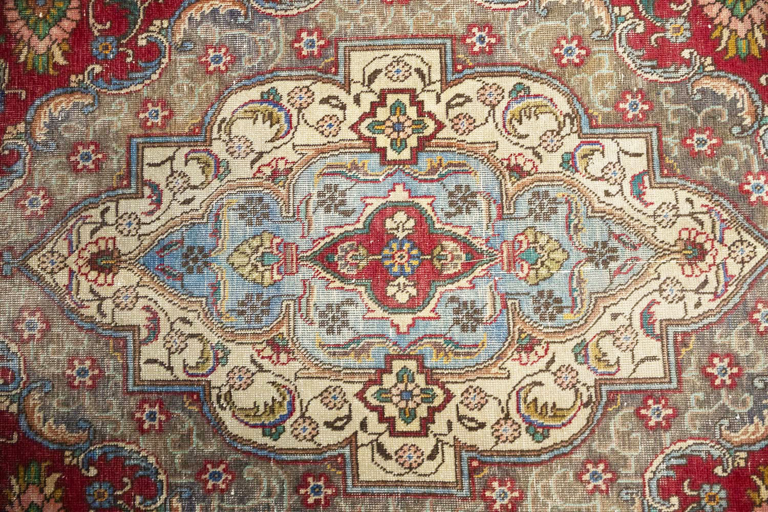 9'7x12'7 Hand Knotted Floral Traditional Wool Oriental Rug - Image 9