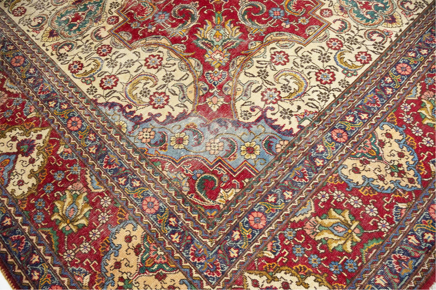9'7x12'7 Hand Knotted Floral Traditional Wool Oriental Rug - Image 11