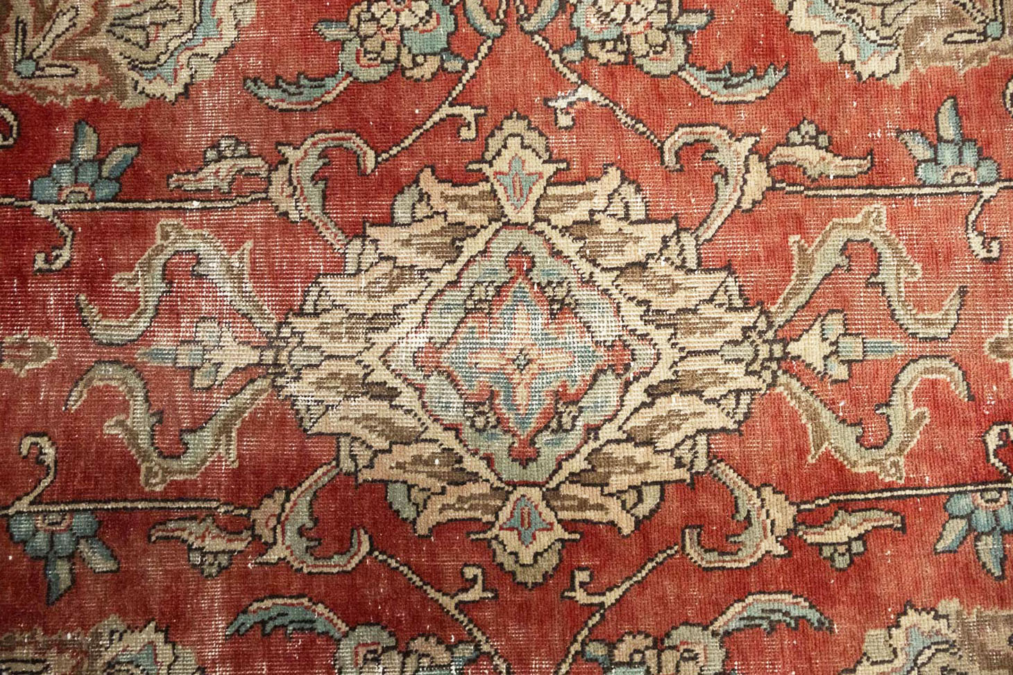 9'7x13'1 Hand Knotted Floral Traditional Wool Oriental Rug - Image 8