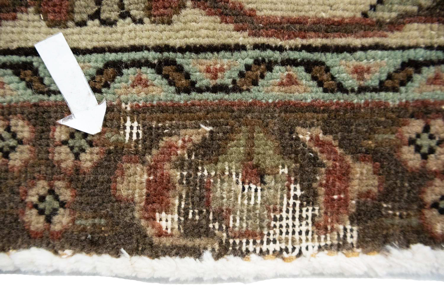 9'7x13'1 Hand Knotted Floral Traditional Wool Oriental Rug - Image 13