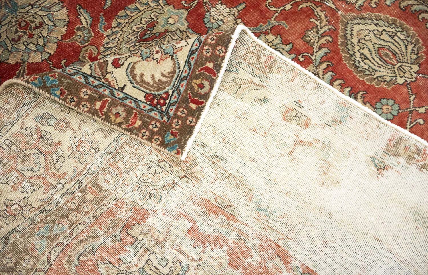 9'7x13'1 Hand Knotted Floral Traditional Wool Oriental Rug - Image 16