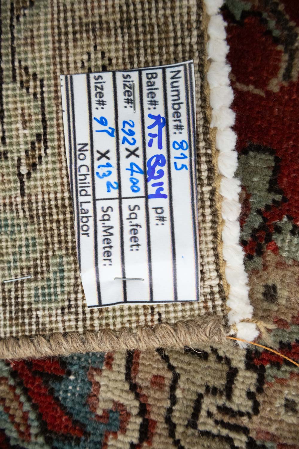 9'7x13'1 Hand Knotted Floral Traditional Wool Oriental Rug - Image 17